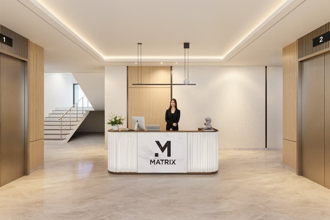 Modern office building for Marvel Realtors